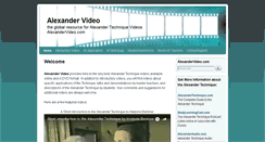 Desktop Screenshot of alexandervideo.com